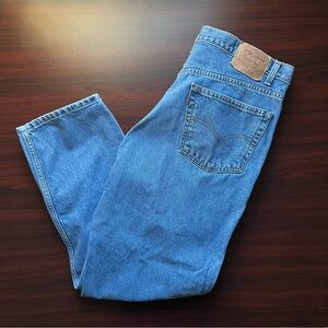 Vintage 90s Levis 550 Jeans Mens 40x30 Flex Red Tab